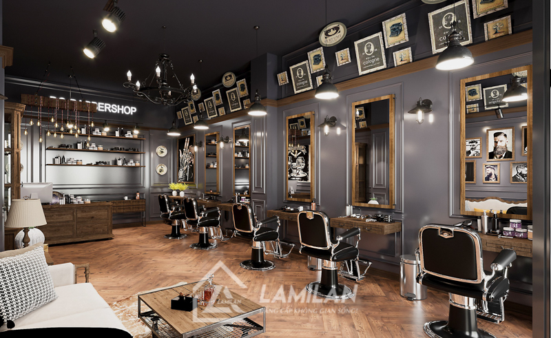 Nội thất Barber Shop