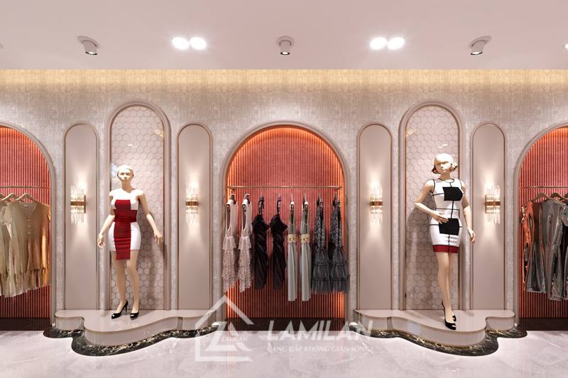 Thiết kế Shop thời trang với các mẫu manocanh đẹp