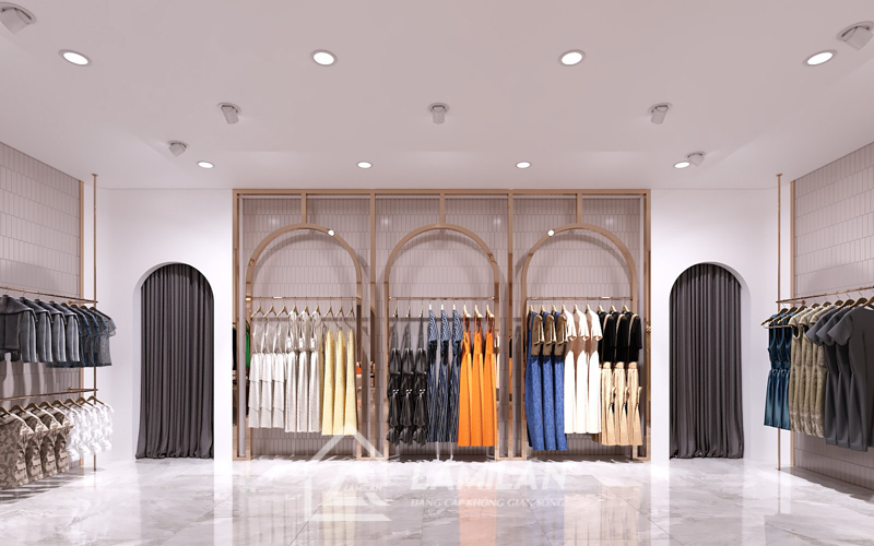 Thiết kế Shop quần áo diện tích nhỏ với nội thất phù hợp