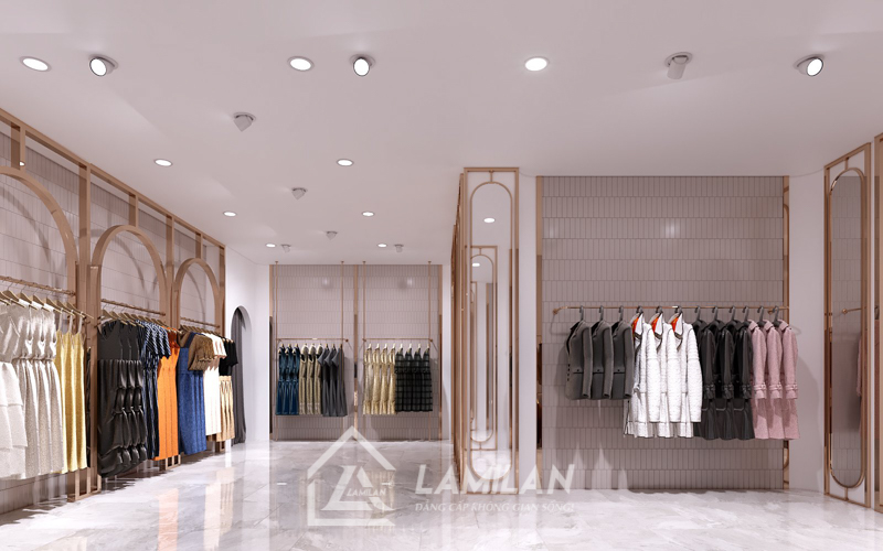 Thiết kế Shop quần áo nhỏ gọn cần chọn nội thất phù hợp
